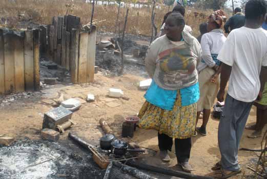 homeless after police arson near borrowdale race course