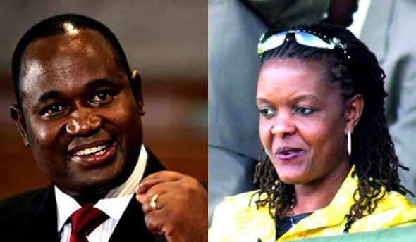 Gideon Gono and Grace Mugabe
