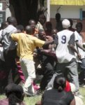 Captured on Camera: Zanu PF thugs beating MDC-T supporter