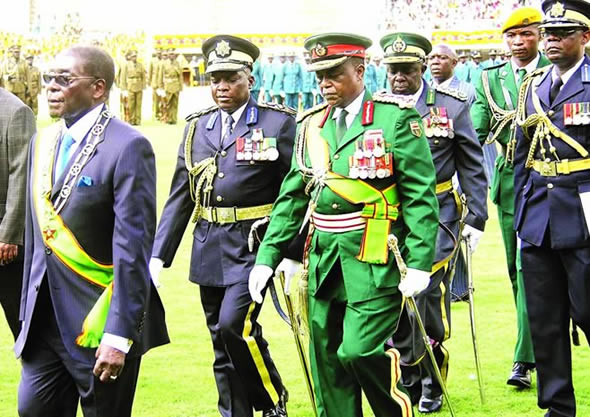 Over the years Mugabe’s regime has deployed serving and retired soldiers into non-military structures, to ensure Mugabe remains in power.