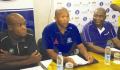 BOUNDLESS JOY . . . Dynamos players Patson Jaure (from left),Tawanda Muparati, Devon Chafa and Russell Madamombe