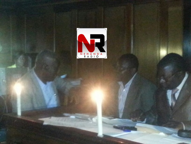 Giles Mutsekwa and Arnold Tsunga from the MDC-T both file their papers with the nomination court