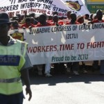 Police disrupt Workers Day event