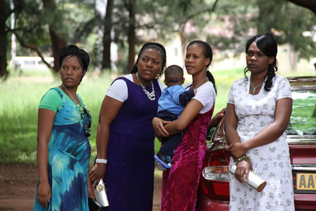 Some of Gumbura’s wives before their husband’s judgement
