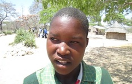 Ethel grade 6 at Nyamuzizi Primary school laments how other unsuspecting young girls have fallen permanent prey to sex starved men in Hoyuyu resettlement areas