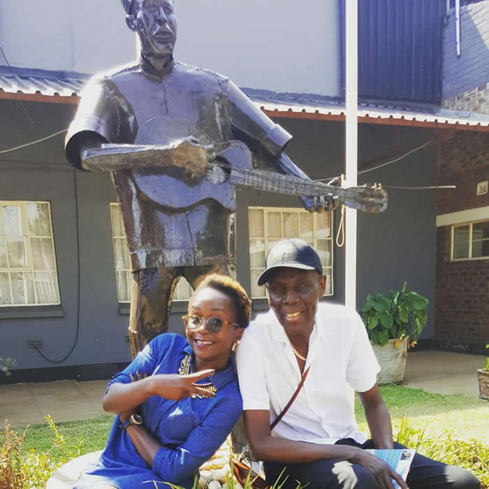 Ugandan comedian Anne Kansiime meets Oliver Mtukudzi