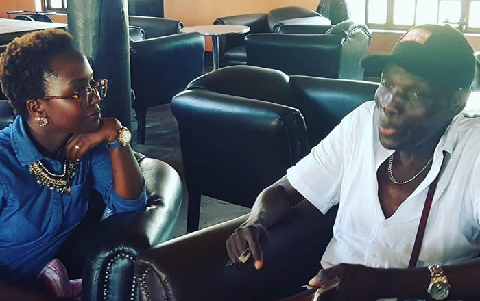 Ugandan comedian Anne Kansiime meets Oliver Mtukudzi
