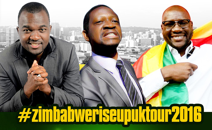 Patson Dzamara, Sten Zworwadza and Evan Mawarire have been advertised as special guest speakers at the Zimbabwe Rise Up UK tour