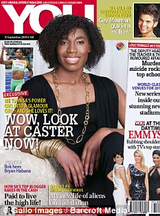 caster semenya magazine cover