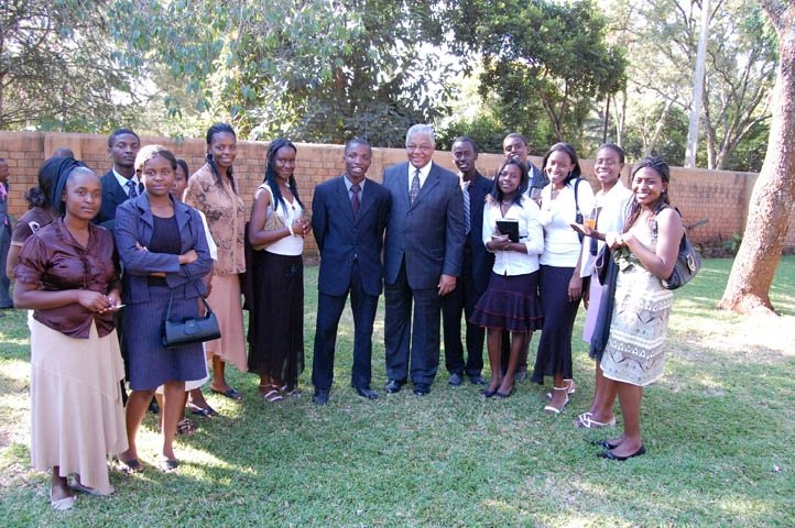 Usap students in the Class of 2012 with then Ambassador to Zimbabwe James McGee at his residence on the 4th of July Usap students in the Class of 2012 with then Ambassador to Zimbabwe James McGee at his residence on the 4th of July