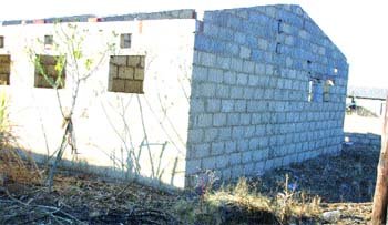 Tongai Moyo house THE HOUSE THAT DHEWA BUILT . . . This Mbizo 20 house in Kwekwe has not been attended to since November last year, according to neighbours.