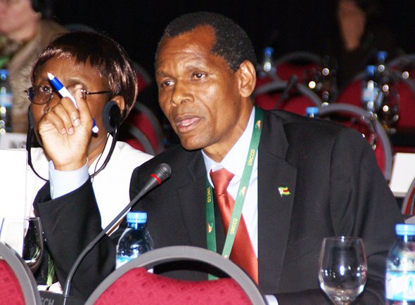Environment Minister Francis Nhema