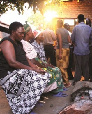 albert vhiriri funeral MOURNERS at the late MDC activist Albert Vhiriri's home in Glen View on Thursday