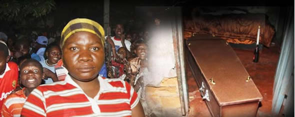 The family of Letina Marimo dumped her body at the home of the alleged husband’s brother, in Cherima, Western Triangle.