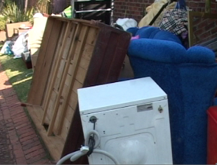 When ZBC News visited the house, Audrey’s personal property and belongings were scattered outside the premises. 