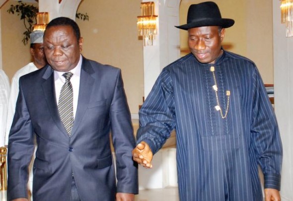 tsvangirai-goodluck-jonathan PM Tsvangirai with Nigeria's president Goodluck Jonathan