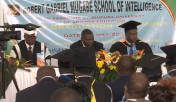 Robert Gabriel Mugabe School of Intelligence (and Murder) graduation ceremony