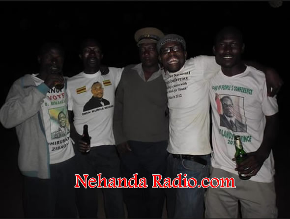 Manje So: Policeman with Zanu PF activists