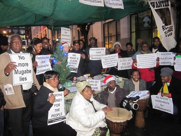 The petition was accompanied by a letter congratulating President Zuma on his re-election as ANC leader and appealing to him to intervene to force Zanu PF to comply with the Global Political Agreement that they signed up to in 2008.