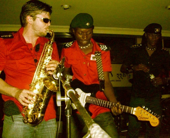 Chris Oswel in Zimbabwe with Jah Prayzah & The 3rd Generation Band