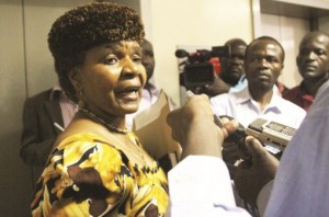 Running the referendum illegally-ZANU PF apologist Joyce Kazembe