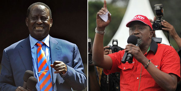 Raila Odinga and Uhuru Kenyatta: According to the Supreme Court Kenyatta won Kenya's presidency fairly
