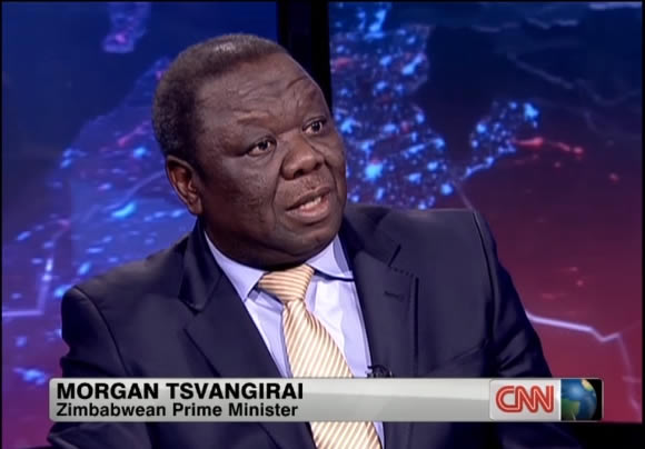 Morgan Tsvangirai on CNN