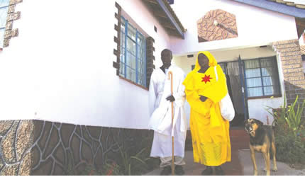 Hosiah Chipanga and wife