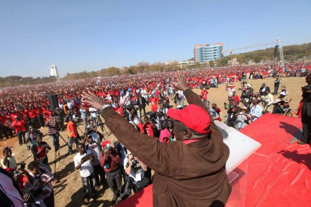 Morgan Tsvangirai 'Freedom Square' rally