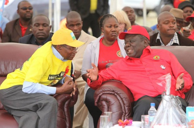 Simba Makoni and Morgan Tsvangirai