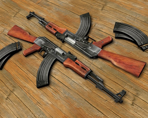 Daring villagers steal AK47 from cop