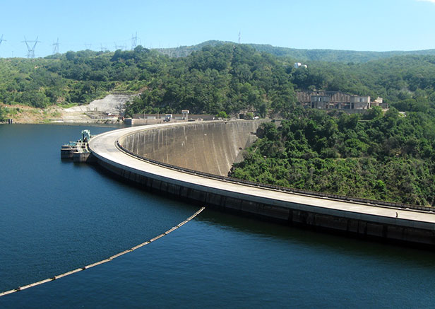 Kariba hydropower plant