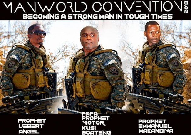 Advert for the ManWorld Convention from 24 to 26 October at the Harare City Sports Centre.