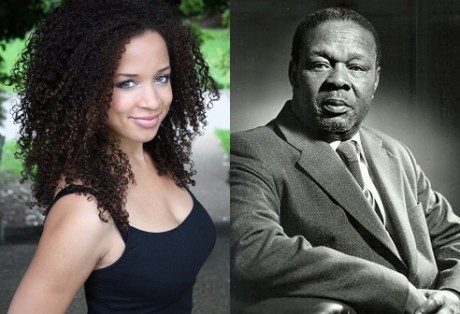 Natalie Gumede and her grandfather Josiah Gumede