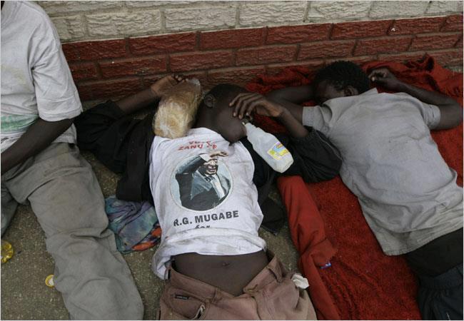 File picture of street kids