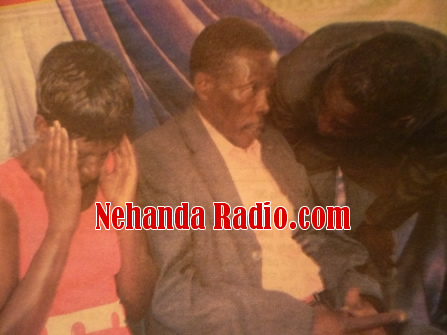 The pastor informs the two to discontinue the ceremony