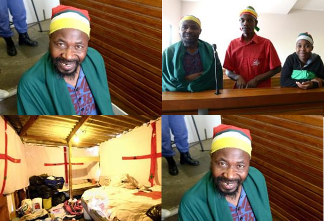 (1) Pastor Rector Ndlovu (2) The accused in the dock deny they have done anything wrong and say that Isac is only sleeping (3) The room where Isac Tance lay dead for three months (Pictures by Ayanda Ndamane -Daily News (SA)