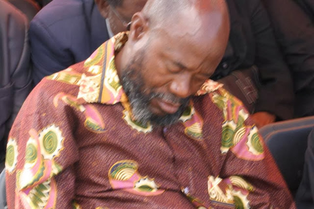 Buhera South MP Joseph Chinotimba takes a nap