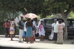 Pregnant woman jailed for robbery People outside the Western Commonage Magistrates’ Court in Bulawayo