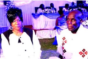Daisy seen here with husband Oliver Mtukudzi
