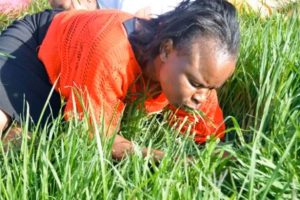 Pastor Lesego Daniel made church members eat grass