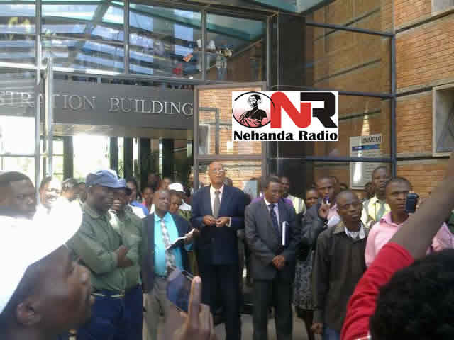 Nust students demo - #NehandaCitizenPictures