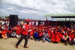 Tsvangirai address at Budiriro rally Tsvangirai addressing rally in Budiriro