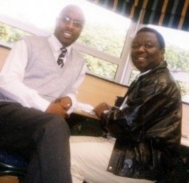 The new interim structure is headed by Austin Moyo (left) seen here with party leader Morgan Tsvangirai several years ago