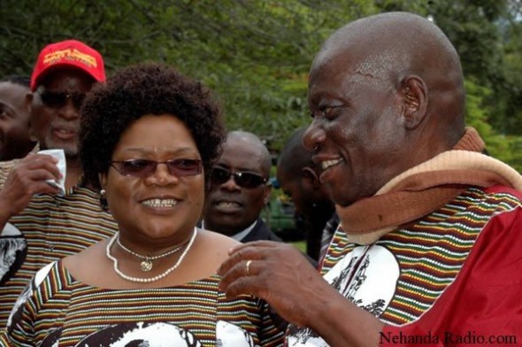 Vice President Joice Mujuru and her husband General Solomon Mujuru