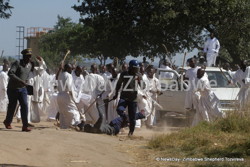 Masowe members run riot, beat up anti-riot cops