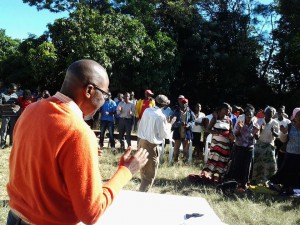 Tendai Biti rally in Mutare