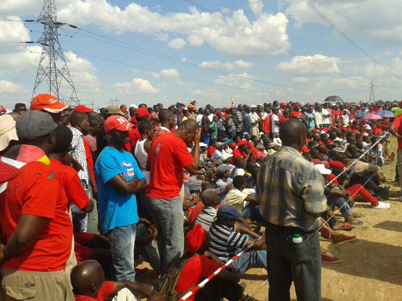 Morgan Tsvangirai rally in Norton on Sunday