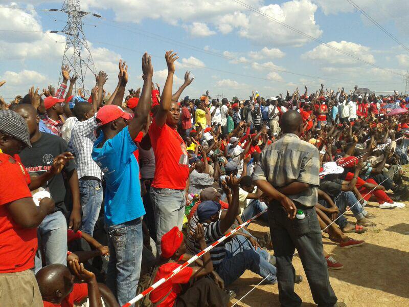 Morgan Tsvangirai rally in Norton on Sunday