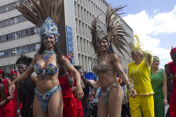Brazilian Samba dancers wow the crowd in 2014. PIC: Angela Jimu